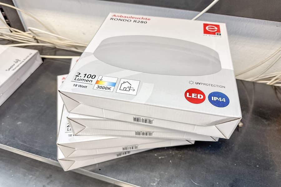 4 LED Anbauleuchten e2 Rondo R280